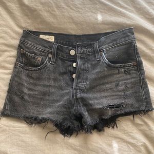 Levi’s Black Denim Shorts
